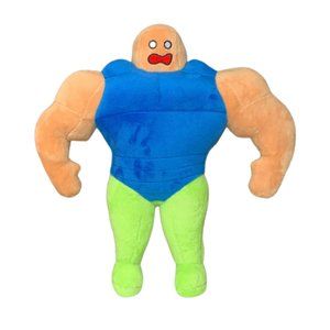 Plush Buff Noob: New Roblox Muscle Noob Plushie Toy